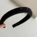 Schmales Stirnband / Schwarz