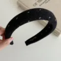 Breites Stirnband / Schwarz