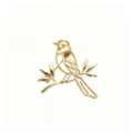 Goldener Ausgehöhlter Vogel-Blatt-Stil (H-3-05) / Gold