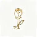 Goldener Ausgehöhlte Rose Stil (H-3-06) / Gold