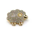 Rhinestone Sheep / Gold