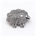 Rhinestone Sheep / Silver