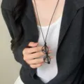Collier Lunettes Noir