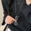 Collier Lunettes Argent