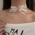 Ras-de-cou Papillon en Dentelle (X5021)