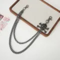Black Chain With Black Rhinestone