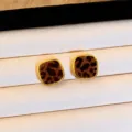 Leopard Quadratischer Stil (A2885B)