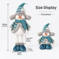 Snowman Shape / Blue Telescopic - Snowman