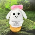Producto Terminado (402114) / Conejo de Orejas Caídas con Lazo