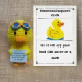 Producto Terminado (402114) / Pato con Gafas de Sol y Tarjeta