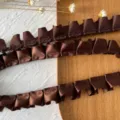 Dark Brown Satin Pleated Style (No. 3) / 5 Meters (Width Approx 1.2cm)