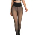 200g Footed (5-15°C) / Bottoms / High Waist Black Sheer Skin Size L (40-75kg)