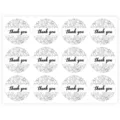 Stijl 7 / 10 Vellen (120 Stickers/Verpakking) / Zwart Wit