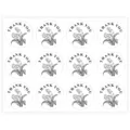 Stijl 17 / 10 Vellen (120 Stickers/Verpakking) / Zwart Wit
