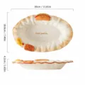 Piatto da Pesce da 12 Pollici / Giallo Beige