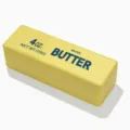 Butterstick (Bedruckt) / 14cm / Gelb