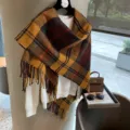 Ingwer Gelb Karo (Einzelne Franse) Original