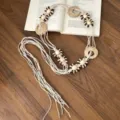 Ring Beaded Braided Waist Chain (K0408)