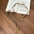Green Cord Beaded Waist Chain (K0130C)