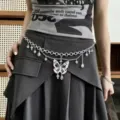 Holle Vlinder Hanger Stijl (ZK0010) / Zilver