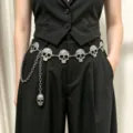 Skull Tassel Waist Chain (K0478A)