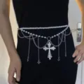 Cross Tassel Waist Chain (K0128)