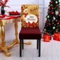 Weinroter Basis Weihnachtsmuster Stil (HYYT02-25) / Einzelstück