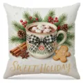 Chocolat Chaud (Motif 3) / 45x45cm (Housse Uniquement)