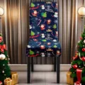 Dunkelblauer Basis Weihnachtsfeiertagsstil (HYYT02-15) / Einzelstück