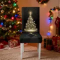 Black Base Gold Glitter Tree Print (HYYT01-42) / 1 Piece Pack