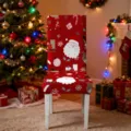 Red Base Santa and Snowman Print (HYYT01-6) / 1 Piece Pack