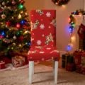 Red Base Reindeer and Large Snowflake Print (HYYT01-7) / 1 Piece Pack
