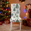 White Base Green Tree Red Gift Print (HYYT01-11) / 1 Piece Pack