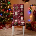 Red Black Plaid Base Santa Print (HYYT01-25) / 1 Piece Pack