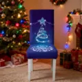 Blue Base White Tree Merry Print (HYYT01-43) / 1 Piece Pack