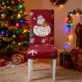 Red Base Snowflake and Dancing Deer Print (HYYT01-45) / 1 Piece Pack