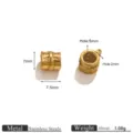 Perle Avec Boucle / 7.5mm / Or