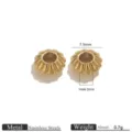 Perles / 7.5mm / Or