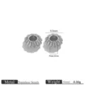 Perles / 5.5mm / Acier
