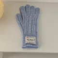 Cable Knit Labeled Style / Light Blue