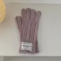 Cable Knit Labeled Style / Purple Grey