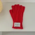Cable Knit Labeled Style / Red