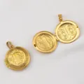 Estilo de Sacerdote Pequeño (37.56x26.65mm) / Chapado en oro 18K
