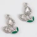 Zilver Witte Bloem