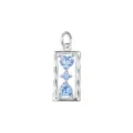 Alleen Hanger (N1573) / 925 zilver / Zilver (Blauwe Zandloper)