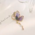 Lila Quasten-Schmetterling