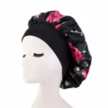 Black and Rose Red Floral
