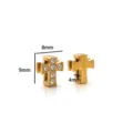 Cruz (Strass Blanco) / Dorado