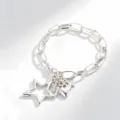Bracciale a Catena Grossa con Stella