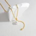 Estilo de Colgante de Perla Geométrico Irregular (S-N2087-zz) / Dorado